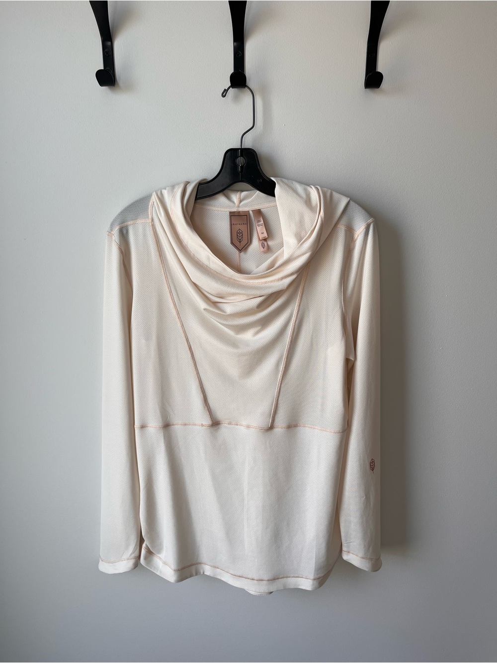 INDYGENA Draped Cowl Neck hooded Long-Sleeve Top 
Size M
Excellent condition